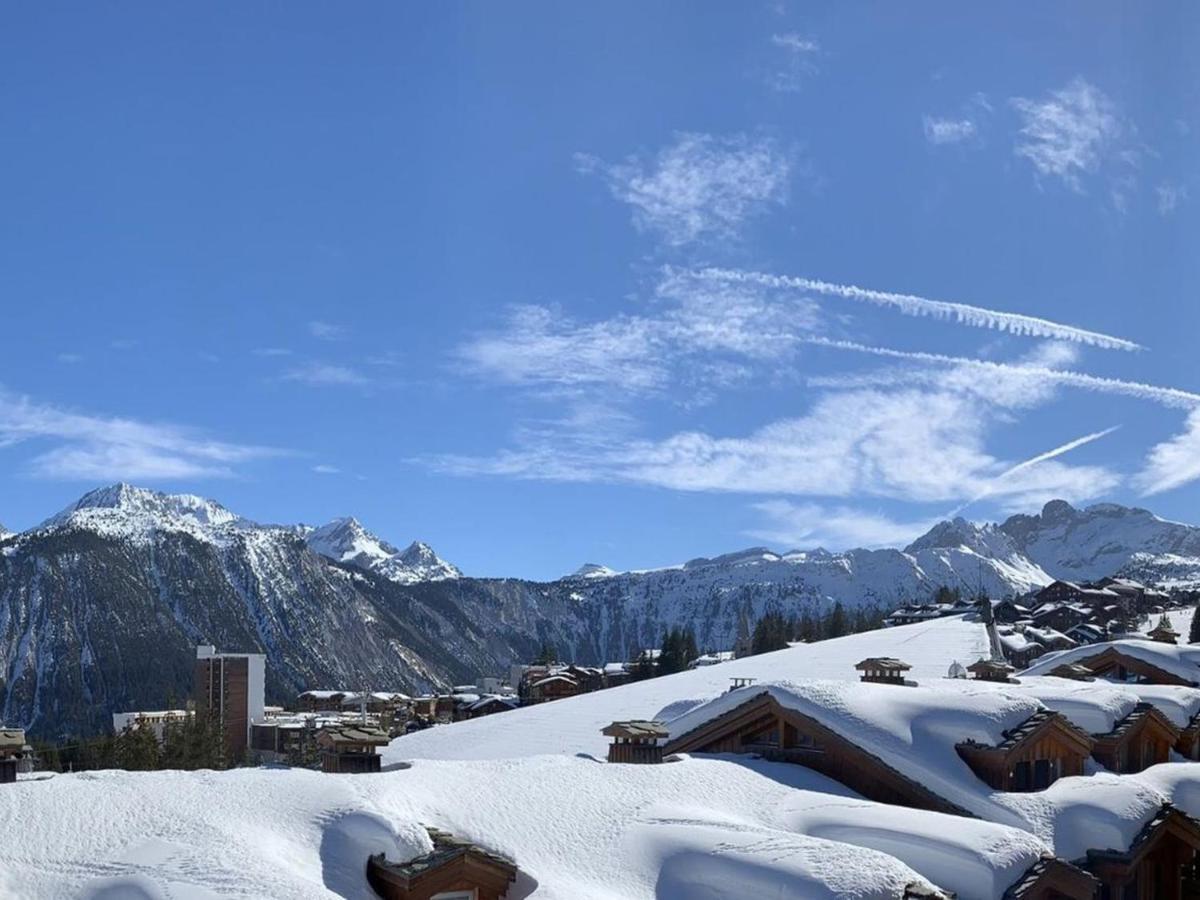 Appartement Contemporain Avec Sauna, Cheminee Et Parking Au Centre De Courchevel 1850 - Fr-1-564-35 Luaran gambar